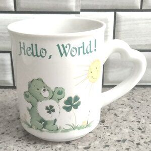 Vintage Care Bear Hello World! Mug